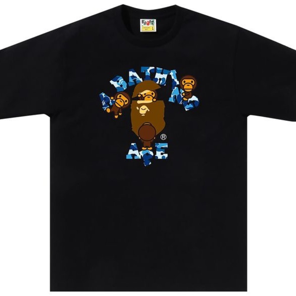 BAPE ABC Camo College Milo Tee